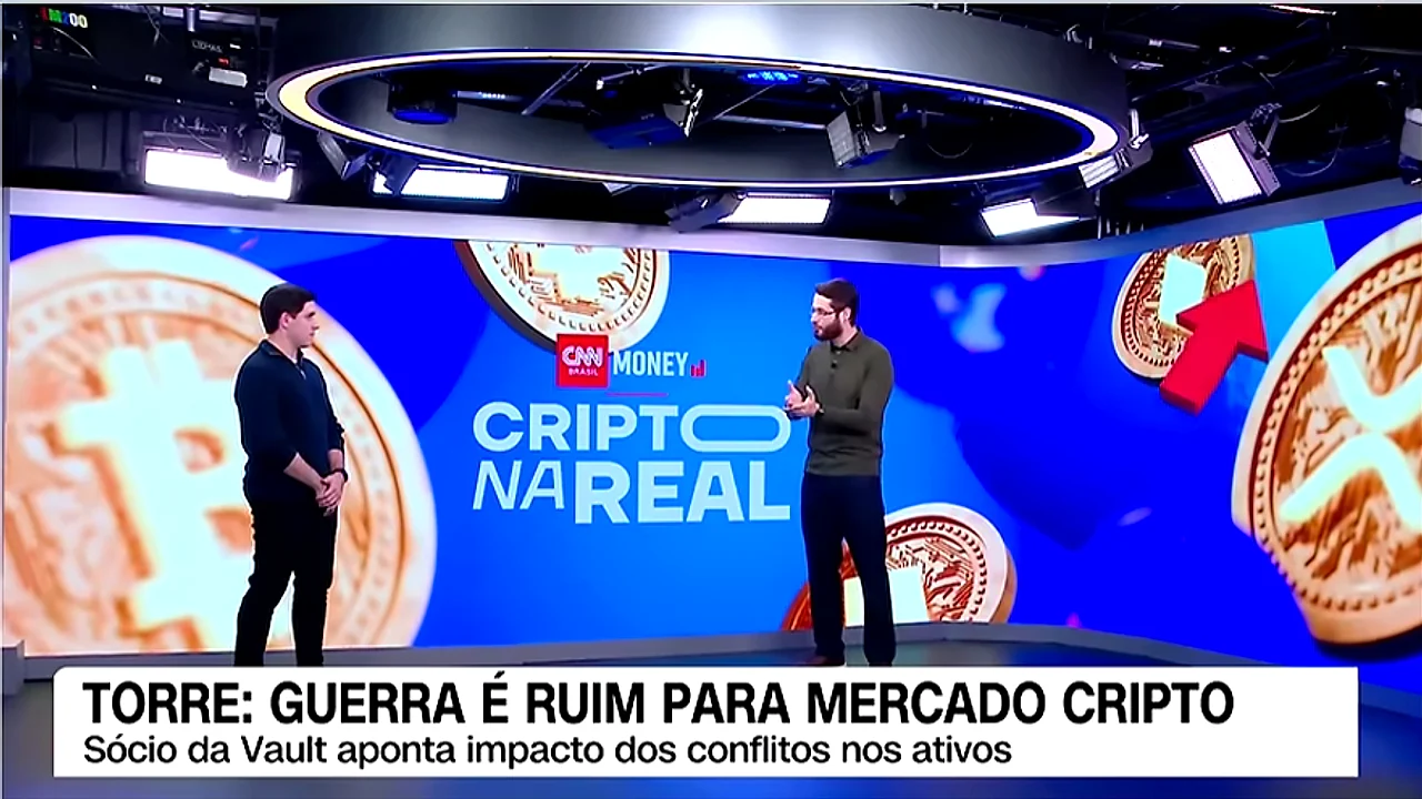 Vault Capital breaks down the crypto market live on Cripto na Real